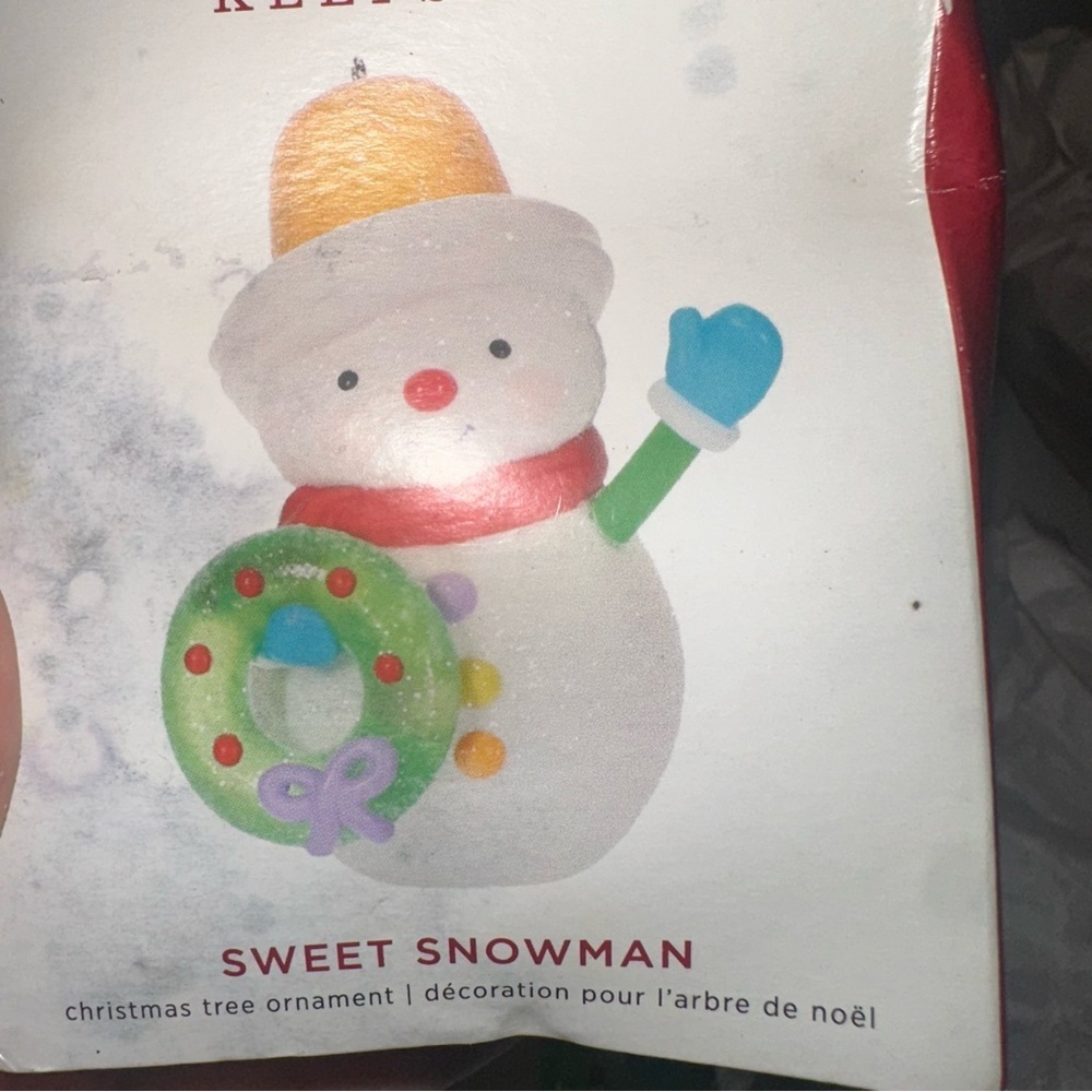 2019 Sweet Snowman Hallmark Keepsake Ornament Limited Edition Rare - Picture 12 of 12